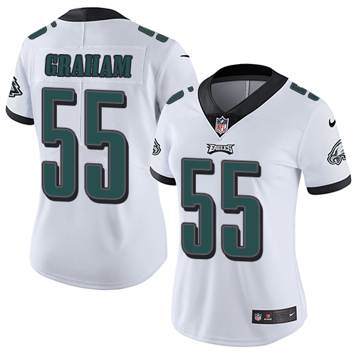 Nike Eagles #55 Brandon Graham White Women's Stitched NFL Vapor Untouchable Limited Jersey
